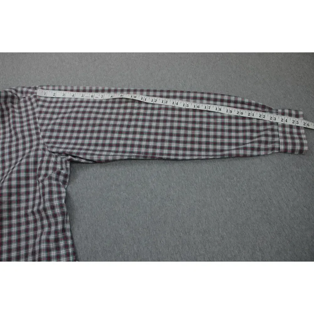 Ralph Lauren Shirt Mens Size‎ L Plaid Long Sleeve Cotton Classic Fit Button-Down